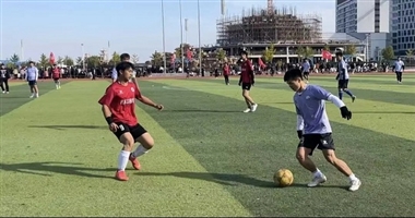 教育学院足球赛2:0力克汽车工程学院